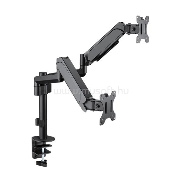 STELL SOS 2122 17"-32" kétkaros asztali monitor tartó konzol