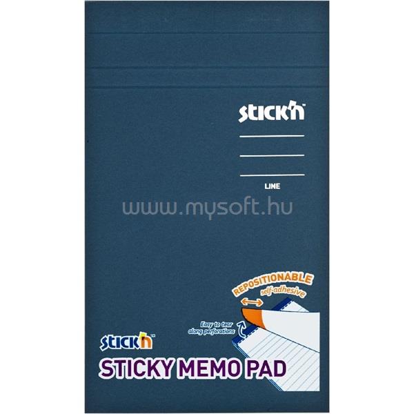 STICK N Stick`N 190,5x114mm 50 lap/tömb vonalazott pasztell sárga öntapadó jegyzetfüzet