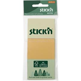 STICK N Stick`N 38x51mm 3x100 lap (3 tömb/csomag) vegyes pasztell színek öntapadó jegyzettömb STICK_N_21885 small