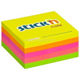 STICK N Stick`N 51x51mm 250 lap neon mix öntapadó kockatömb STICK_N_21203 small