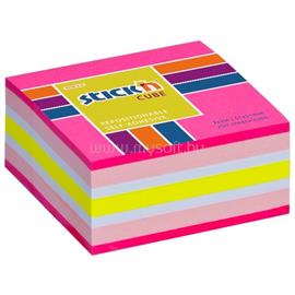 STICK N Stick`N 51x51mm 250 lap neon pink mix öntapadó kockatömb STICK_N_21533 small