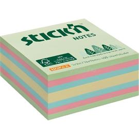 STICK N Stick`N 76x76mm 400 lap az erdő színei pasztell mix öntapadó kockatömb STICK_N_21891 small