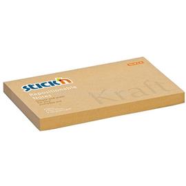STICK N Stick`N KraftNotes 76x127mm 100lap öntapadós natúr jegyzettömb STICK_N_21640 small