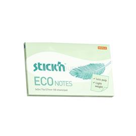 STICK N StickN Eco Note 76x127mm 100lap pasztell zöld jegyzettömb STICK_N_21752 small