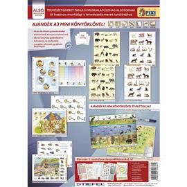 STIEFEL Tanulói munkalapcsomag természetismeret alsós  Mo. állatai A3 alátéttel kék filctollal STIEFEL_TMCSOMAG9 small