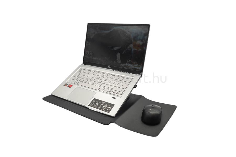 STRIDE Multifunkciós Notebook Sleeve tok 14" - Fekete