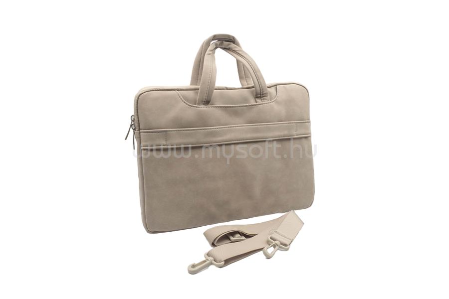 STRIDE Velvet notebook táska 14" (bézs)