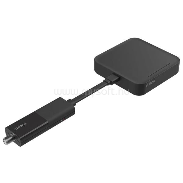 STRONG SRT427 Google TV / műhold vevő dongle / Tv okosító / médialejátszó