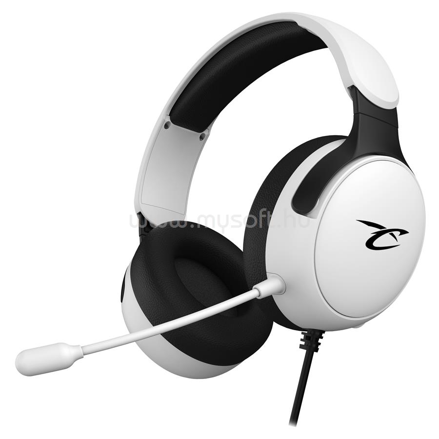 SUBSONIC Multi Astra vezetékes gamer headset (fekete-fehér)