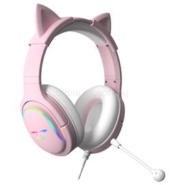 SUBSONIC Multi Spectra LED vezetékes gamer headset (rózsaszín) SA5684-1 small