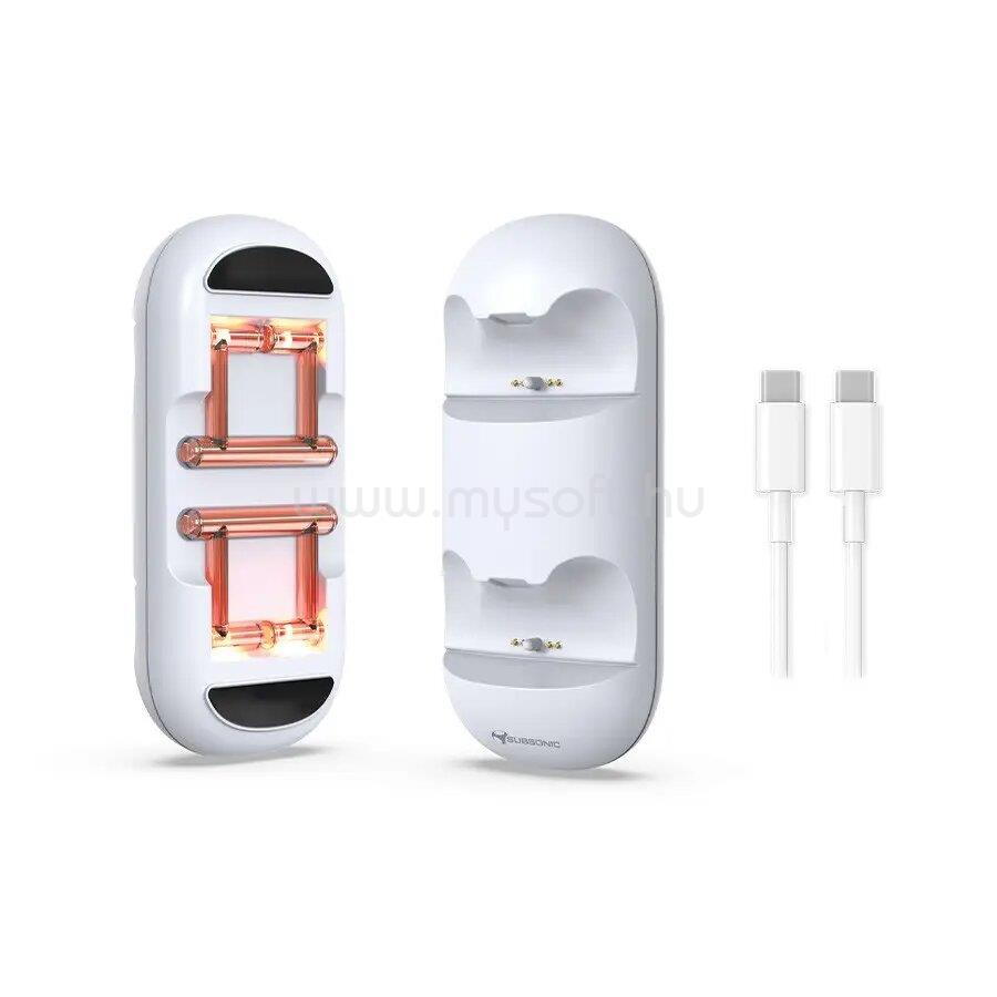 SUBSONIC PS5 Duo LED dokkoló, kontroller töltőállomás