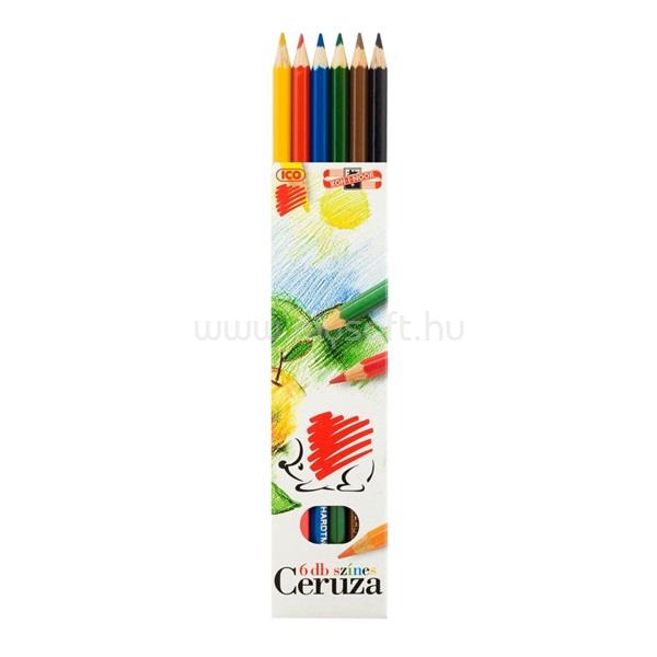 SÜNI ICO 6db-os vegyes színű színes ceruza