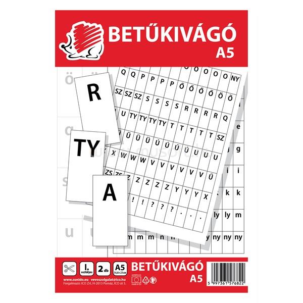 SÜNI ICO A5 2 lap betűkivágó