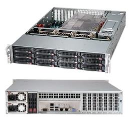SUPERMICRO server chassis 826BE1C-R920LPB, 2U, MB E-ATX 13.68x13, ATX 12x13,