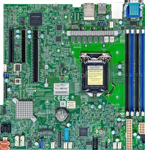 SUPERMICRO alaplap X12STH-F (LGA1200, mATX)