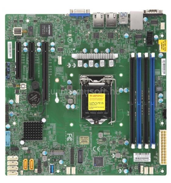 SUPERMICRO szerver alaplap X11SCL-F E2100/E2200 (LGA1151)