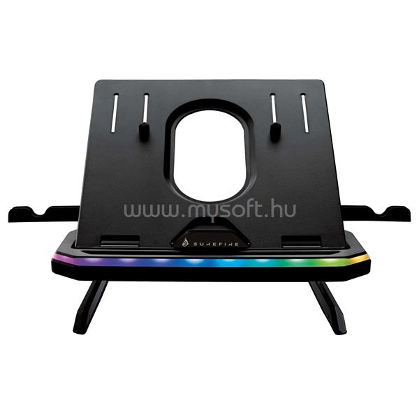 SUREFIRE Portus X1 Laptop állvány RGB világítással max 17,3"-ig