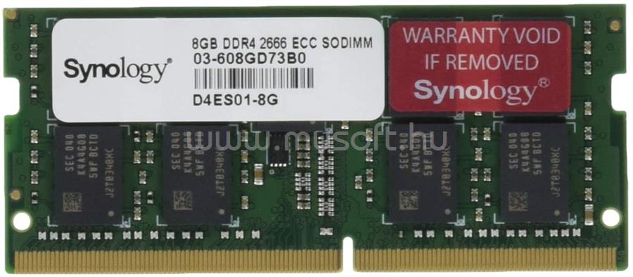 SYNOLOGY SODIMM memória 8GB DDR4 2666MHz