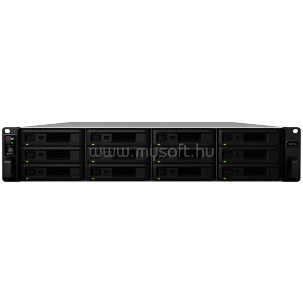 SYNOLOGY NAS 12 fiókos RS3618XS Intel Xeon D-1521 4x2,4GHz, 8GB DDR4, 4x1GbE, 3xUSB3.2