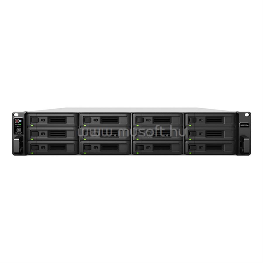 SYNOLOGY NAS 12 fiókos RS3621RPxs Intel Xeon D-1531 6x2,2GHz, 8GB DDR4, 4x1GbE, 2xUSB3.2