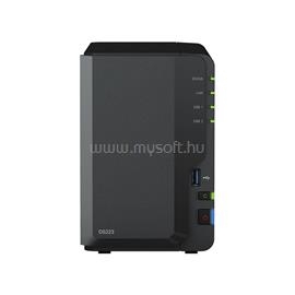 SYNOLOGY NAS 2 fiókos DS223 4x1,7GHz, 2GB DDR4, 1x1GbE, 3xUSB3.2 DS223 small