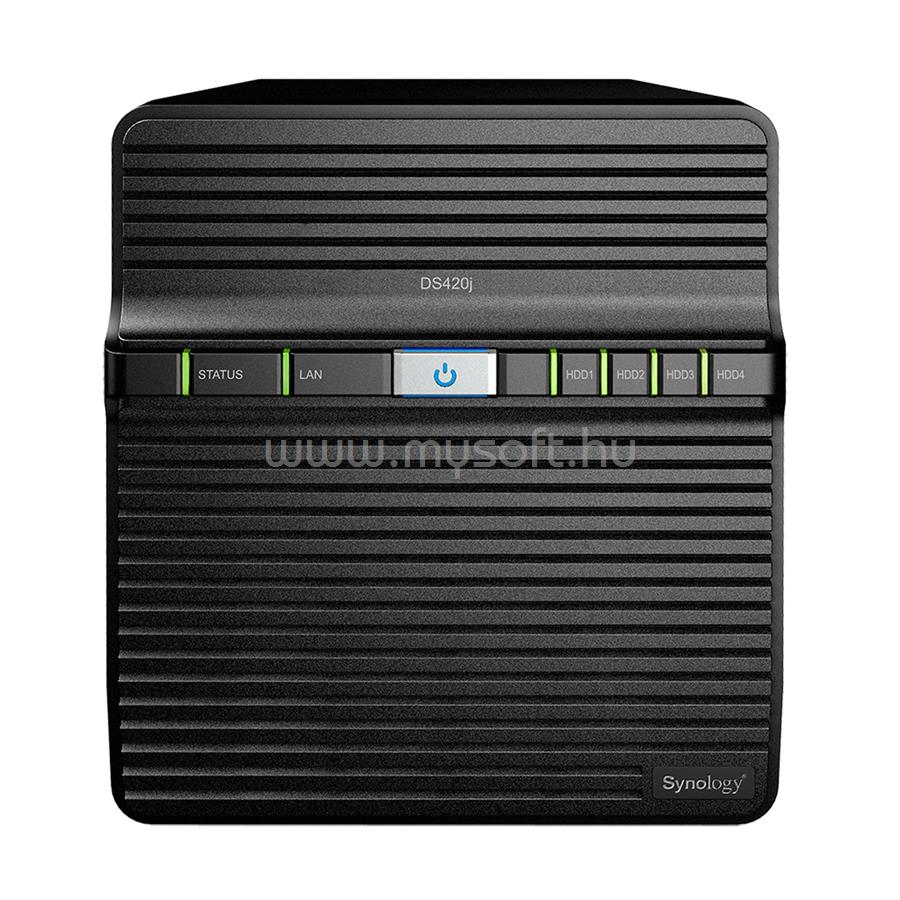 SYNOLOGY NAS 4 fiókos DiskStation DS420J 4x1,4GHz, 1GB DDR4, 1x1GbE, 2xUSB3.2