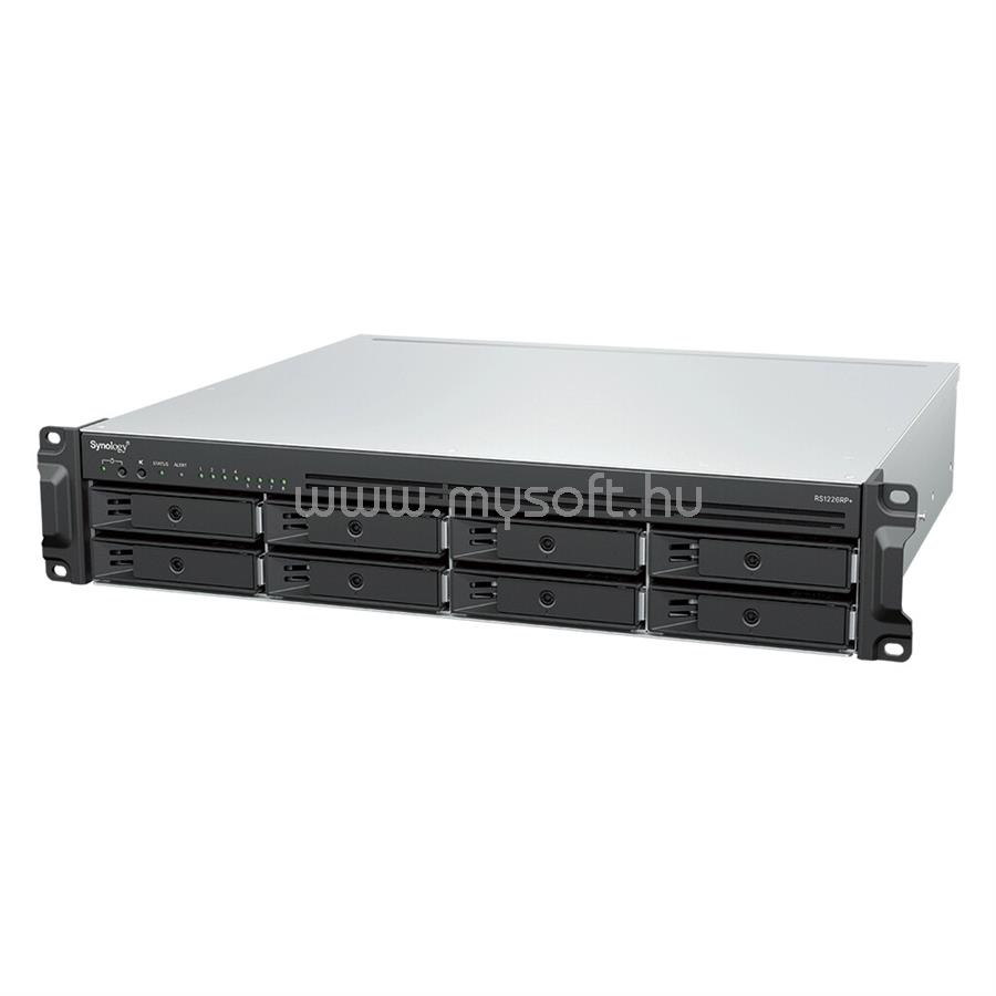 SYNOLOGY RS1226RP+ 2U 8BAY 2.2 GHZ QC 2X2.5GBE 4GB DDR4 RPS