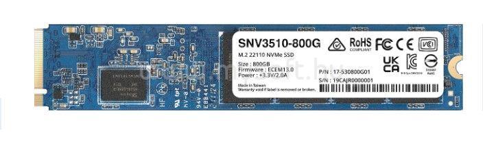 SYNOLOGY SSD 800GB M.2 22110 NVME PCIE SNV3510