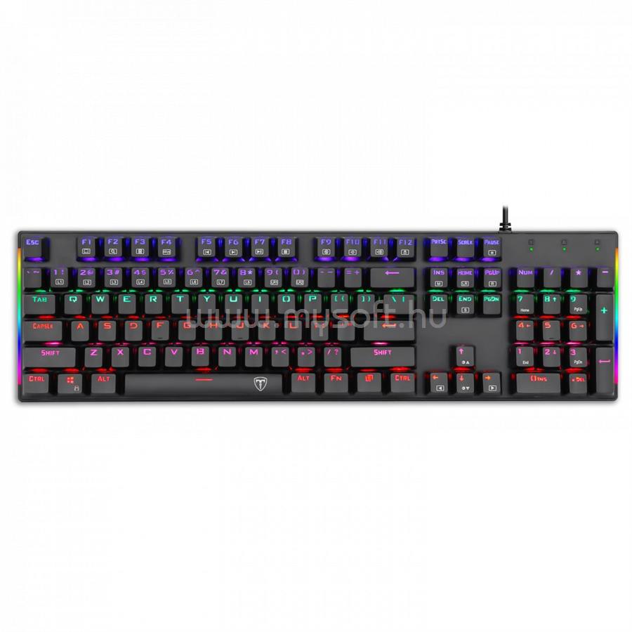 T-DAGGER Naxos Wired Keyboard Blue Switch Black HU