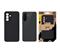 TACTICAL Samsung A36 5G TACTICAL BEAVER szilikon telefonvédő mikrofiber plüss belső, topográfiai minta, FEKETE TACTICAL_57983126374 small