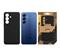 TACTICAL Samsung S26 TACTICAL BEAVER szilikon telefonvédő mikrofiber plüss belső, topográfiai minta, FEKETE TACTICAL_57983129161 small