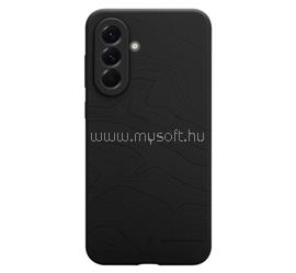 TACTICAL Samsung A57 5G TACTICAL BEAVER szilikon telefonvédő mikrofiber plüss belső, topográfiai minta, FEKETE TACTICAL_57983129607 small