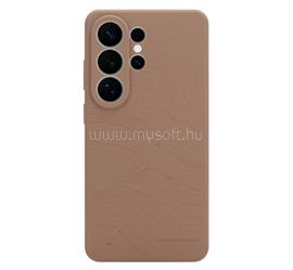 TACTICAL Samsung S26 Ultra TACTICAL BEAVER szilikon telefonvédő mikrofiber plüss belső, topográfiai minta, SÖTÉTBARNA TACTICAL_57983129159 small