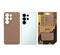 TACTICAL Samsung S26 Ultra TACTICAL BEAVER szilikon telefonvédő mikrofiber plüss belső, topográfiai minta, SÖTÉTBARNA TACTICAL_57983129159 small