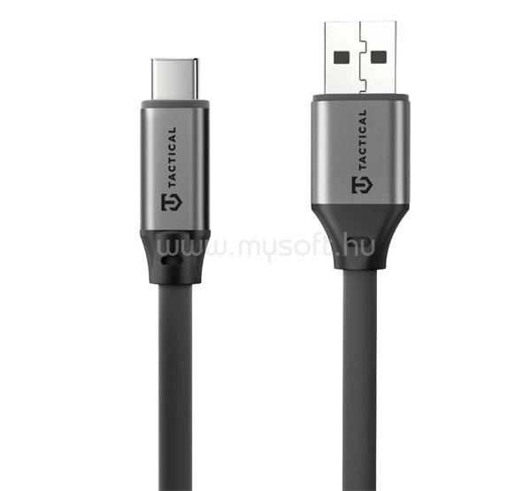 TACTICAL TACTICAL FAT MAN 2.0 adatkábel USB - Type-C, 100cm, SÖTÉTSZÜRKE