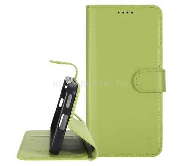 TACTICAL Honor Magic 8 Lite TACTICAL FIELD NOTES tok álló, bőr hatású FLIP, prémium, VILÁGOSZÖLD