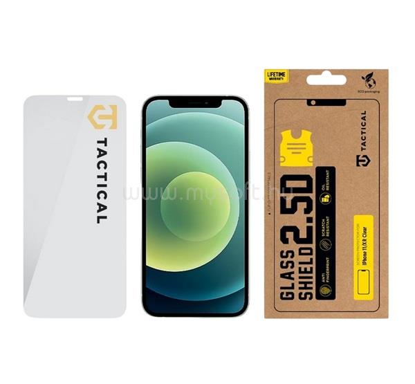 TACTICAL iPhone 11 / XR 6.1 TACTICAL GLASS SHIELD 2.5D képernyővédő üveg 2.5D, 9H, ÁTLÁTSZÓ