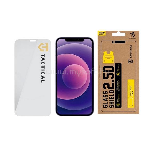 TACTICAL iPhone 12 mini TACTICAL GLASS SHIELD 2.5D képernyővédő üveg 2.5D, 9H, ÁTLÁTSZÓ