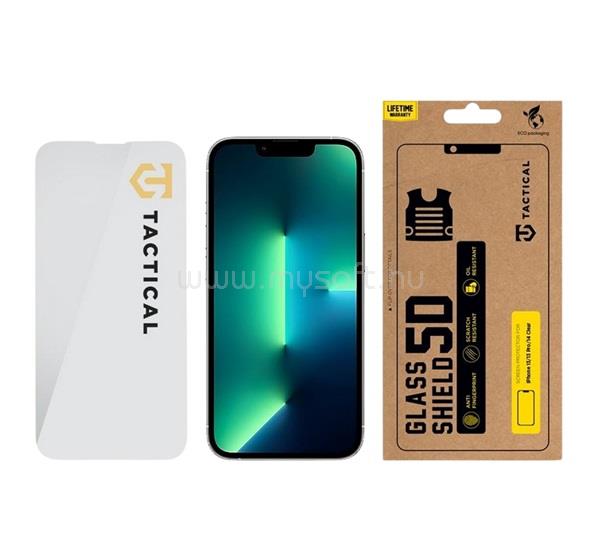 TACTICAL iPhone 17e / 16e / 14 TACTICAL GLASS SHIELD 2.5D képernyővédő üveg 2.5D, 9H, ÁTLÁTSZÓ