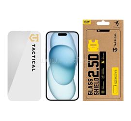TACTICAL iPhone 16 / 15 TACTICAL GLASS SHIELD 2.5D képernyővédő üveg 2.5D, 9H, ÁTLÁTSZÓ TACTICAL_57983115941 small