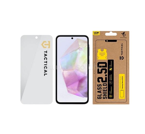 TACTICAL Samsung A35 5G TACTICAL GLASS SHIELD 2.5D képernyővédő üveg 2.5D, 9H, ÁTLÁTSZÓ