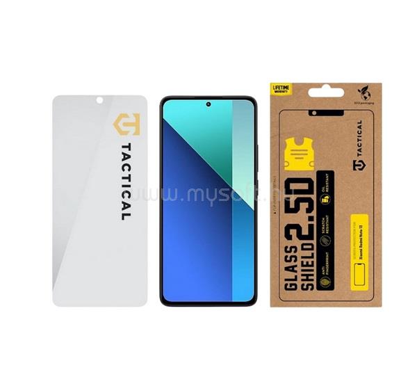 TACTICAL Redmi Note 13 4G / Note 13 5G TACTICAL GLASS SHIELD 2.5D képernyővédő üveg 2.5D, 9H, ÁTLÁTSZÓ