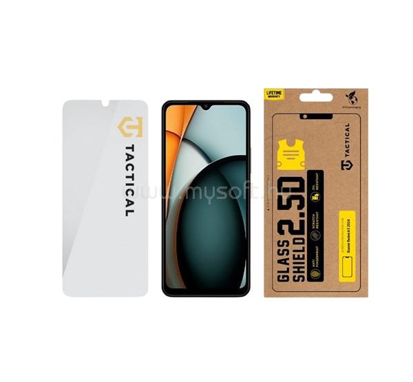 TACTICAL Redmi A3 4G TACTICAL GLASS SHIELD 2.5D képernyővédő üveg 2.5D, 9H, ÁTLÁTSZÓ