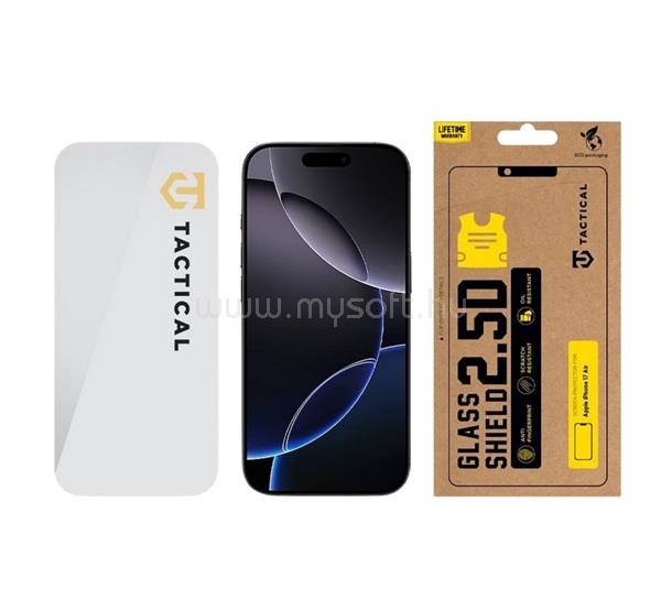 TACTICAL iPhone Air TACTICAL GLASS SHIELD 2.5D képernyővédő üveg 2.5D, 9H, ÁTLÁTSZÓ