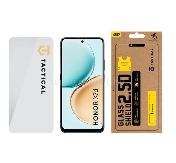 TACTICAL Honor X7d 4G TACTICAL GLASS SHIELD 2.5D képernyővédő üveg 2.5D, 9H, ÁTLÁTSZÓ