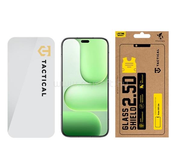 TACTICAL Honor 600 Lite TACTICAL GLASS SHIELD 2.5D képernyővédő üveg 2.5D, 9H, ÁTLÁTSZÓ
