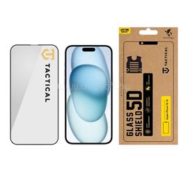 TACTICAL iPhone 16 / 15 TACTICAL GLASS SHIELD 5D képernyővédő üveg 5D, 9H, FEKETE TACTICAL_57983115913 small