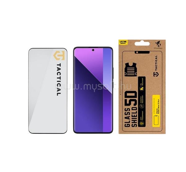TACTICAL Redmi Note 13 Pro Plus 5G TACTICAL GLASS SHIELD 5D képernyővédő üveg 5D, 9H, FEKETE