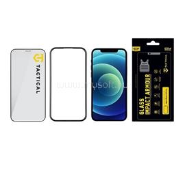 TACTICAL iPhone 12 Pro / 12 TACTICAL IMPACT ARMOUR GLASS képernyővédő üveg 3D, antibakteriális + segédkeret, ÁTLÁTSZÓ TACTICAL_57983114104 small