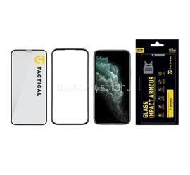 TACTICAL iPhone XS 5.8 / X 5.8 TACTICAL IMPACT ARMOUR GLASS képernyővédő üveg 3D, antibakteriális + segédkeret, ÁTLÁTSZÓ TACTICAL_57983114107 small